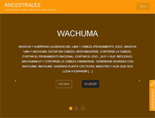 Tablet Screenshot of ancestrales.info